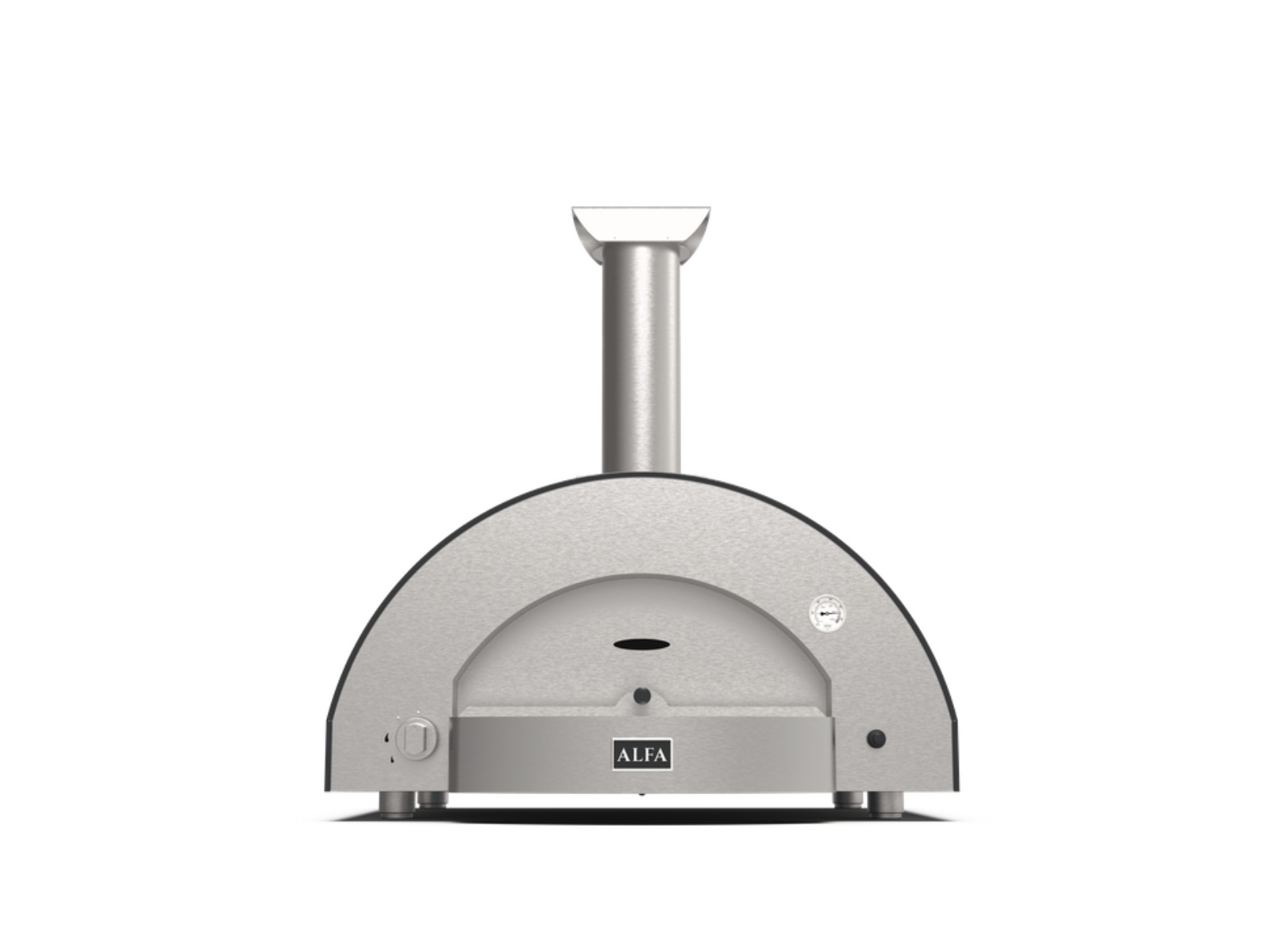 Alfa Forni CLASSICO 4 PIZZE Gas-Pizzaofen, Schiefer Grau